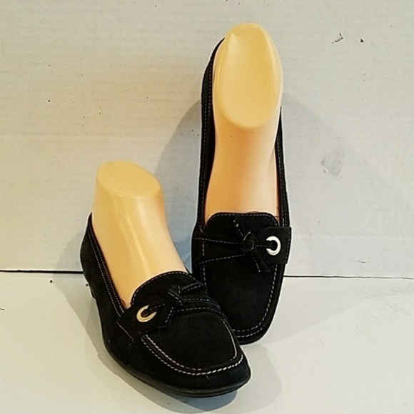 kate spade Shoes - KATE SPADE - NEW YORK BLACK SUEDE 1-1/2" HEELS